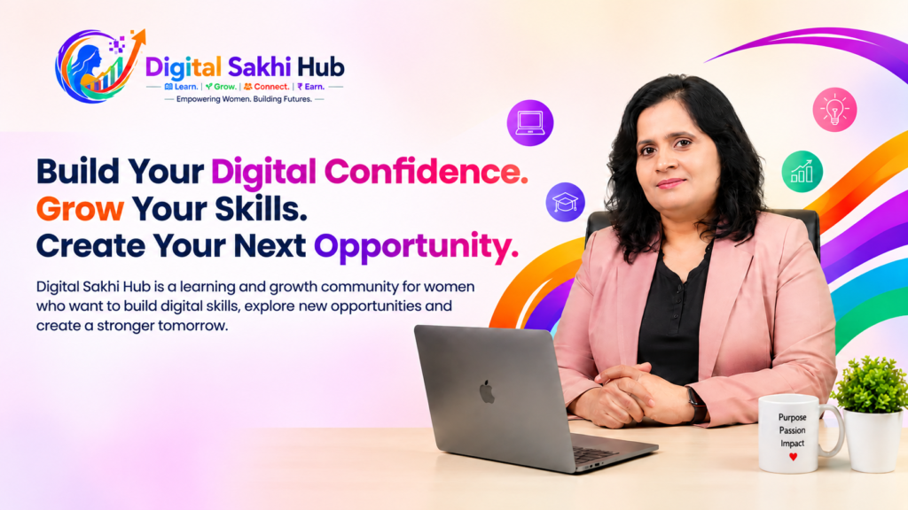Women learning digital marketing skills in a practical masterclass